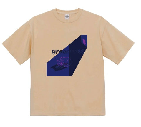 Stigma Silkscreen Hand-Print T-Shirt Beige Bird 手工絹印米色短袖Ｔ